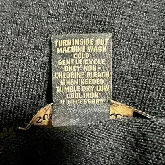 Susan Lawrence Black Sweater Ruffle Collar Size PS in EUC - Picture 5 of 5